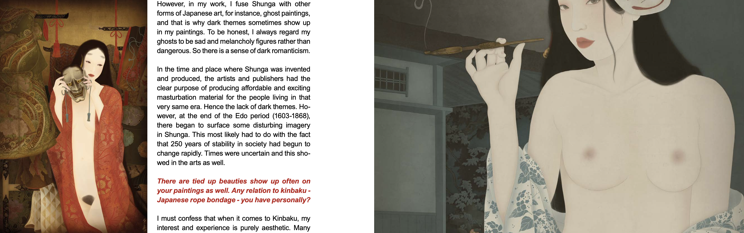 Kinbaku as a craft based art